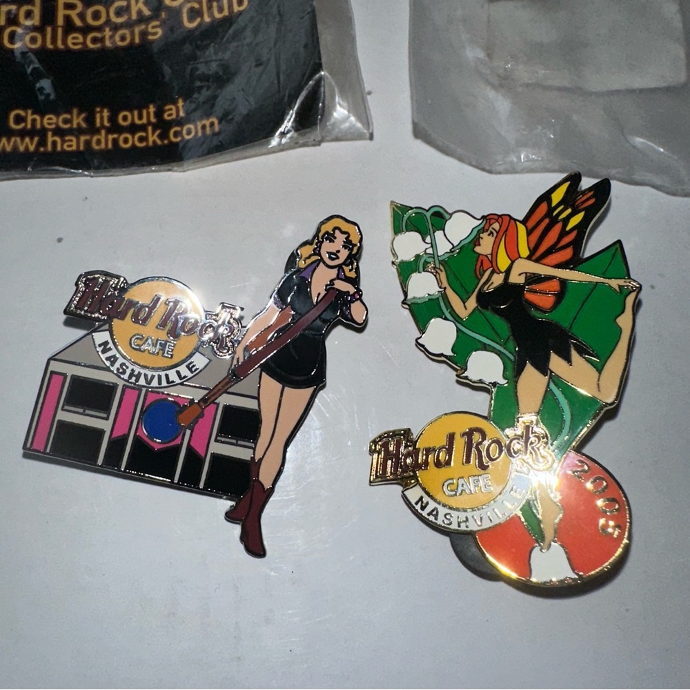 Hard Rock Cafe Nashville Pin Set